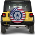 Dallas Cowboys Spare Tire Covers Custom US Flag Style - Gearcarcover - 1