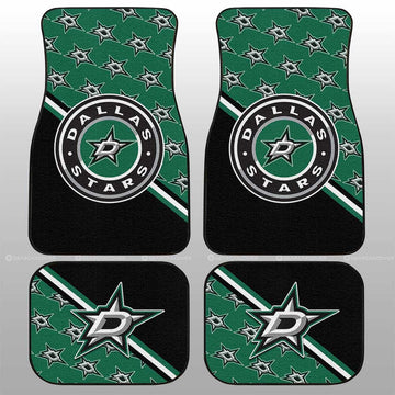 Dallas Stars Car Floor Mats Custom Car Accessories For Fans - Gearcarcover - 1