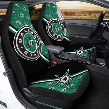 Dallas Stars Car Seat Covers Custom Car Accessories For Fans - Gearcarcover - 1