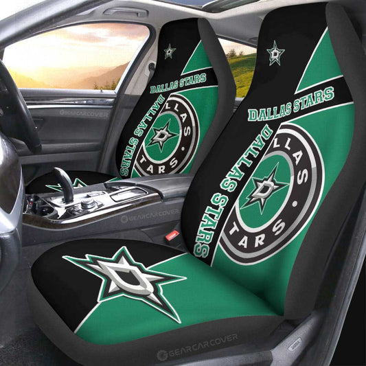 Dallas Stars Car Seat Covers Custom Car Decorations For Fans - Gearcarcover - 2