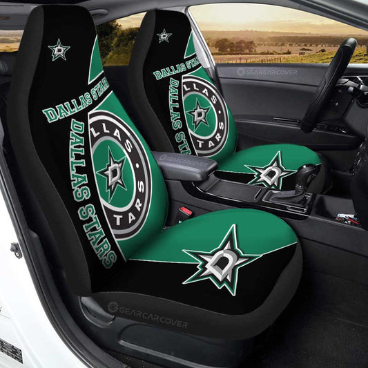 Dallas Stars Car Seat Covers Custom Car Decorations For Fans - Gearcarcover - 1