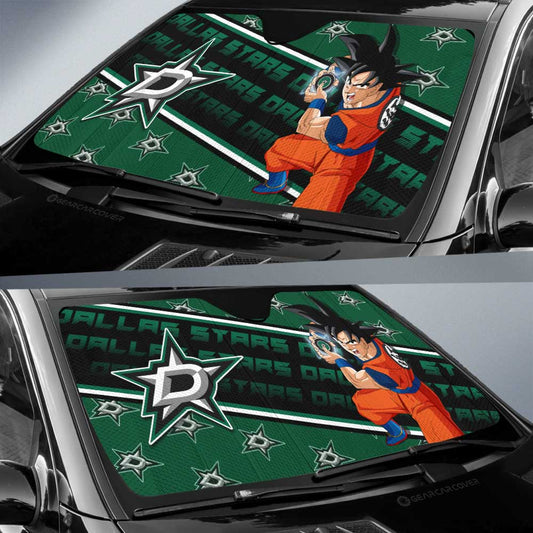Dallas Stars Car Sunshade Custom Car Decorations For Fans - Gearcarcover - 2