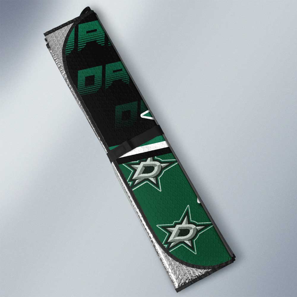 Dallas Stars Car Sunshade Custom Car Decorations For Fans - Gearcarcover - 3