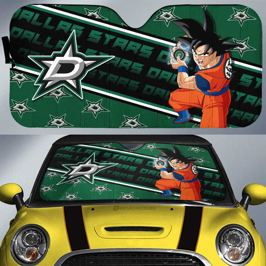 Dallas Stars Car Sunshade Custom Car Decorations For Fans - Gearcarcover - 1