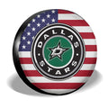 Dallas Stars Spare Tire Covers Custom US Flag Style - Gearcarcover - 3