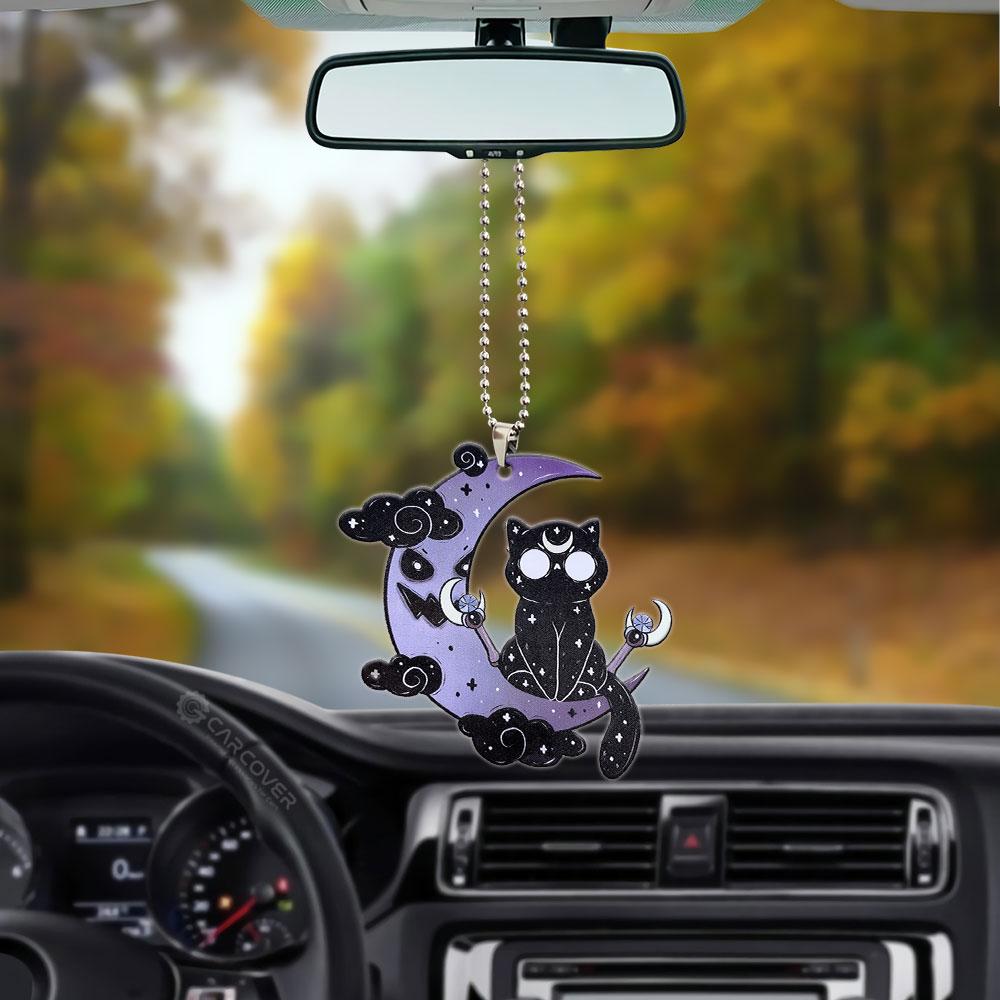 Dark Cat Luna Ornament Custom Car Accessories Halloween - Gearcarcover - 3