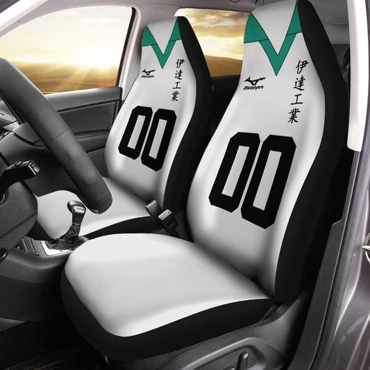 Date Tech High Car Seat Covers Personalized Haikyuu Anime Car Accessories - Gearcarcover - 1