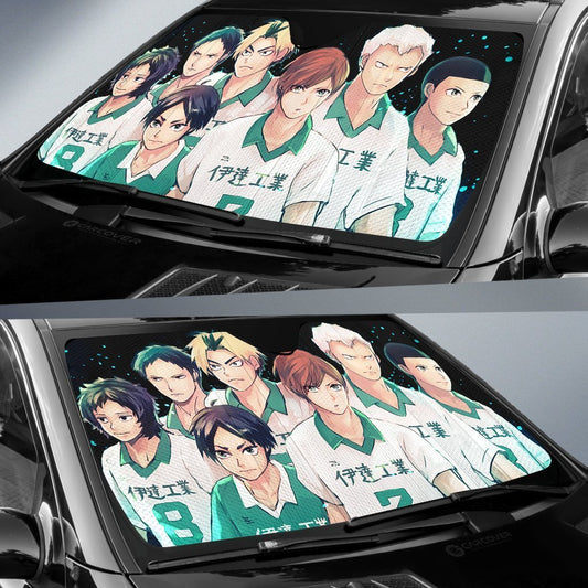 Date Tech High Car Sunshade Custom Anime Haikyuu Car Accessories - Gearcarcover - 2