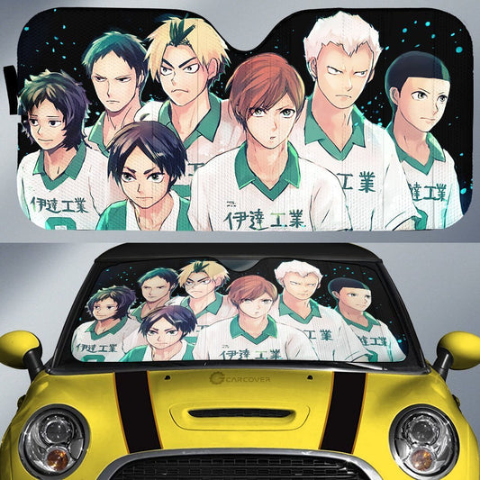 Date Tech High Car Sunshade Custom Anime Haikyuu Car Accessories - Gearcarcover - 1