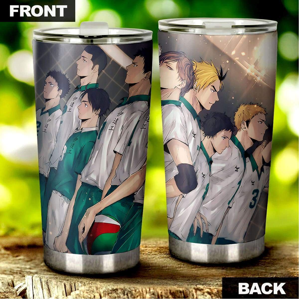 Date Tech High Tumbler Cup Custom Anime Haikyuu Car Accessories - Gearcarcover - 3