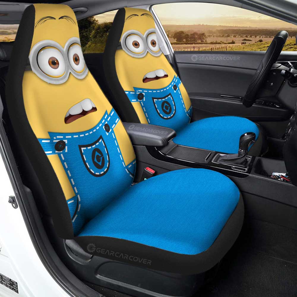 Dave Car Seat Covers Custom Minion Car Accessories - Gearcarcover - 3