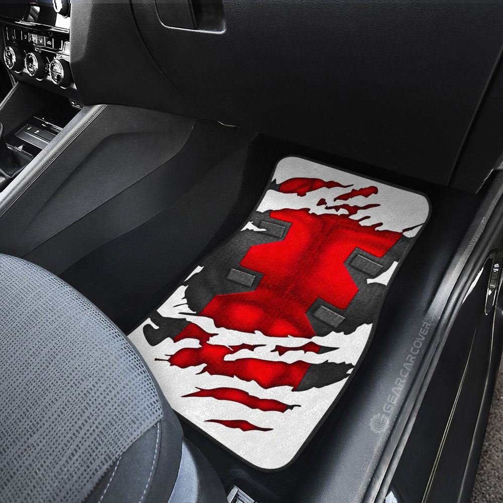 Deadpool Car Floor Mats Custom Car Accessories - Gearcarcover - 3