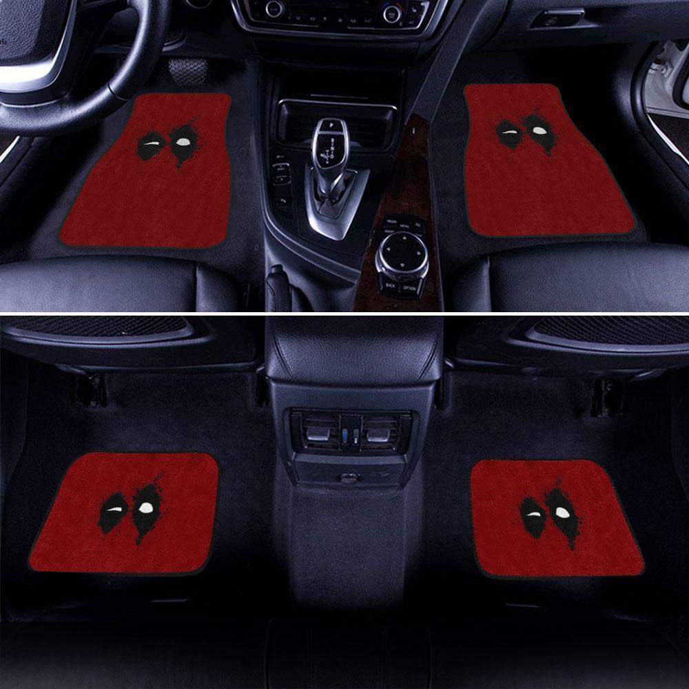 Deadpool Eyes Car Floor Mats Funny Car Accessories - Gearcarcover - 1