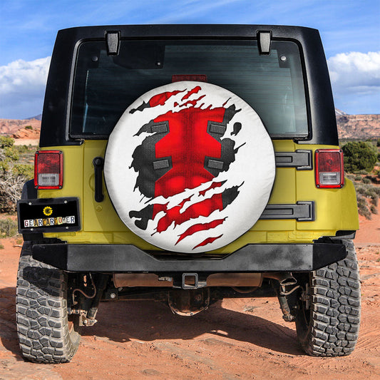 Deadpool Spare Tire Covers Custom Car Accessories - Gearcarcover - 2