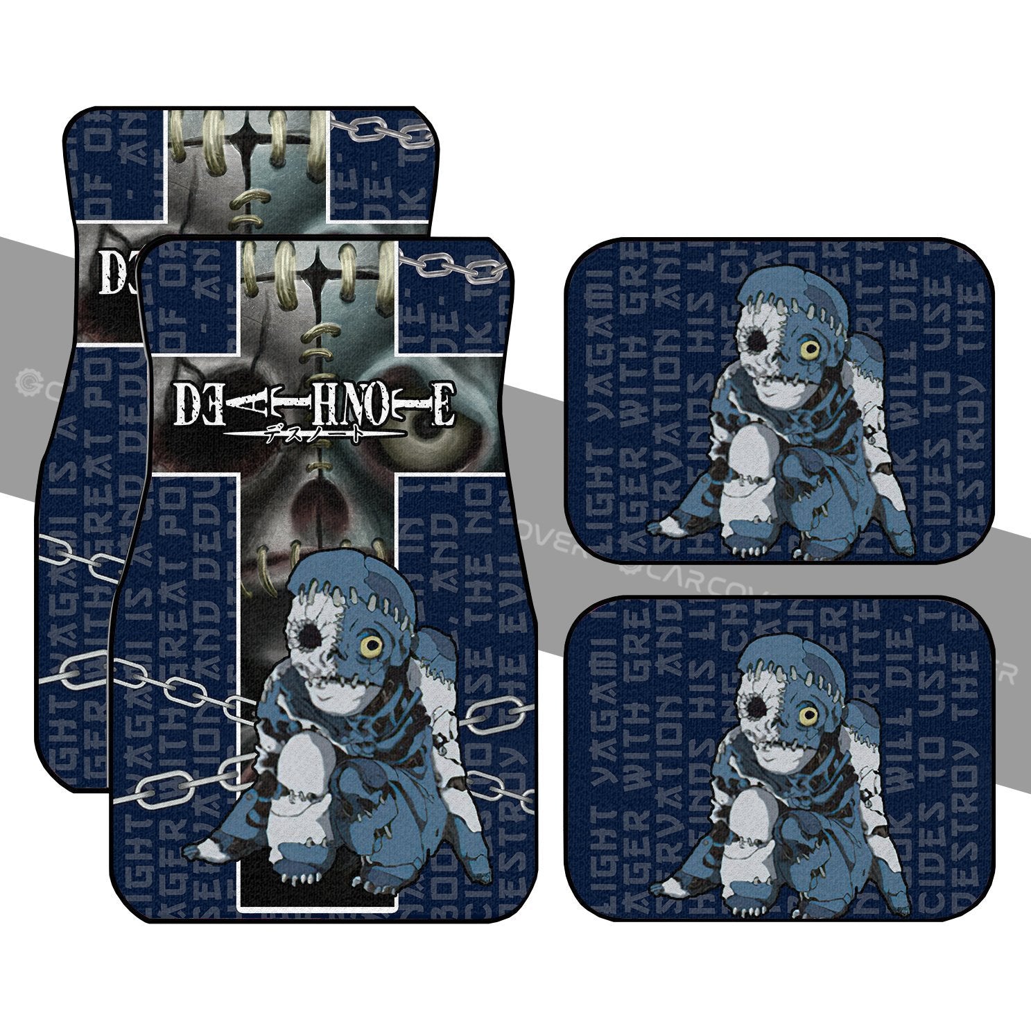 Death Note Gelous Car Floor Mats Custom Anime Car Accessories - Gearcarcover - 1