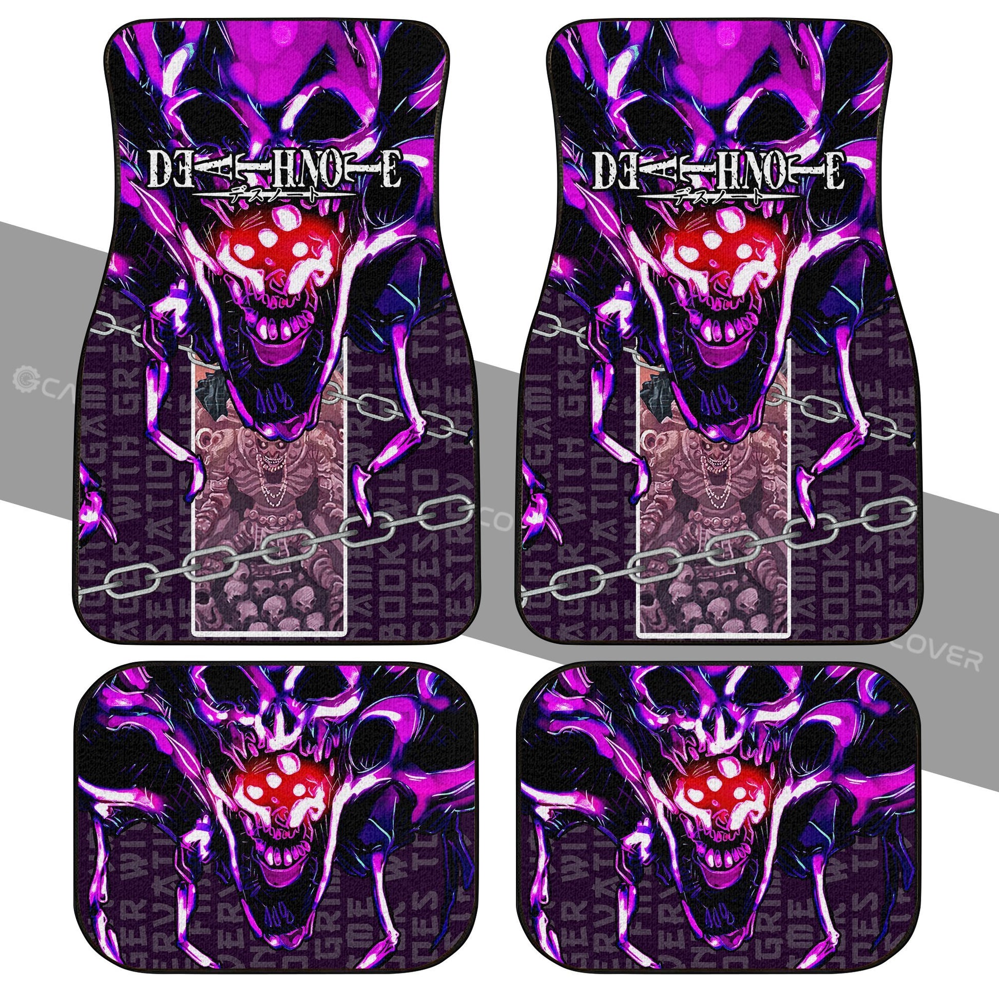Death Note King Shinigami Car Floor Mats Custom Anime Car Accessories - Gearcarcover - 2