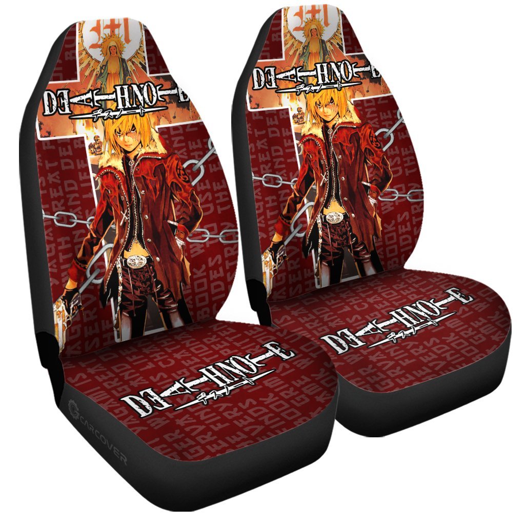 Death Note Mello Car Seat Covers Custom Anime Car Accessories - Gearcarcover - 3