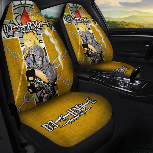 Death Note Misa Amane Car Seat Covers Custom Anime Car Accessories - Gearcarcover - 1