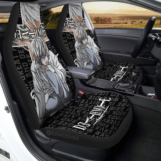 Death Note Near Car Seat Covers Custom Anime Car Accessories - Gearcarcover - 1