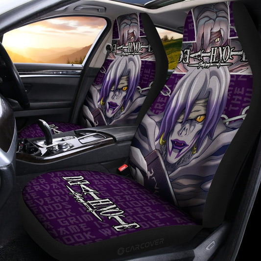 Death Note Rem Car Seat Covers Custom Anime Car Accessories - Gearcarcover - 2