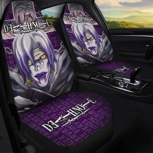 Death Note Rem Car Seat Covers Custom Anime Car Accessories - Gearcarcover - 1