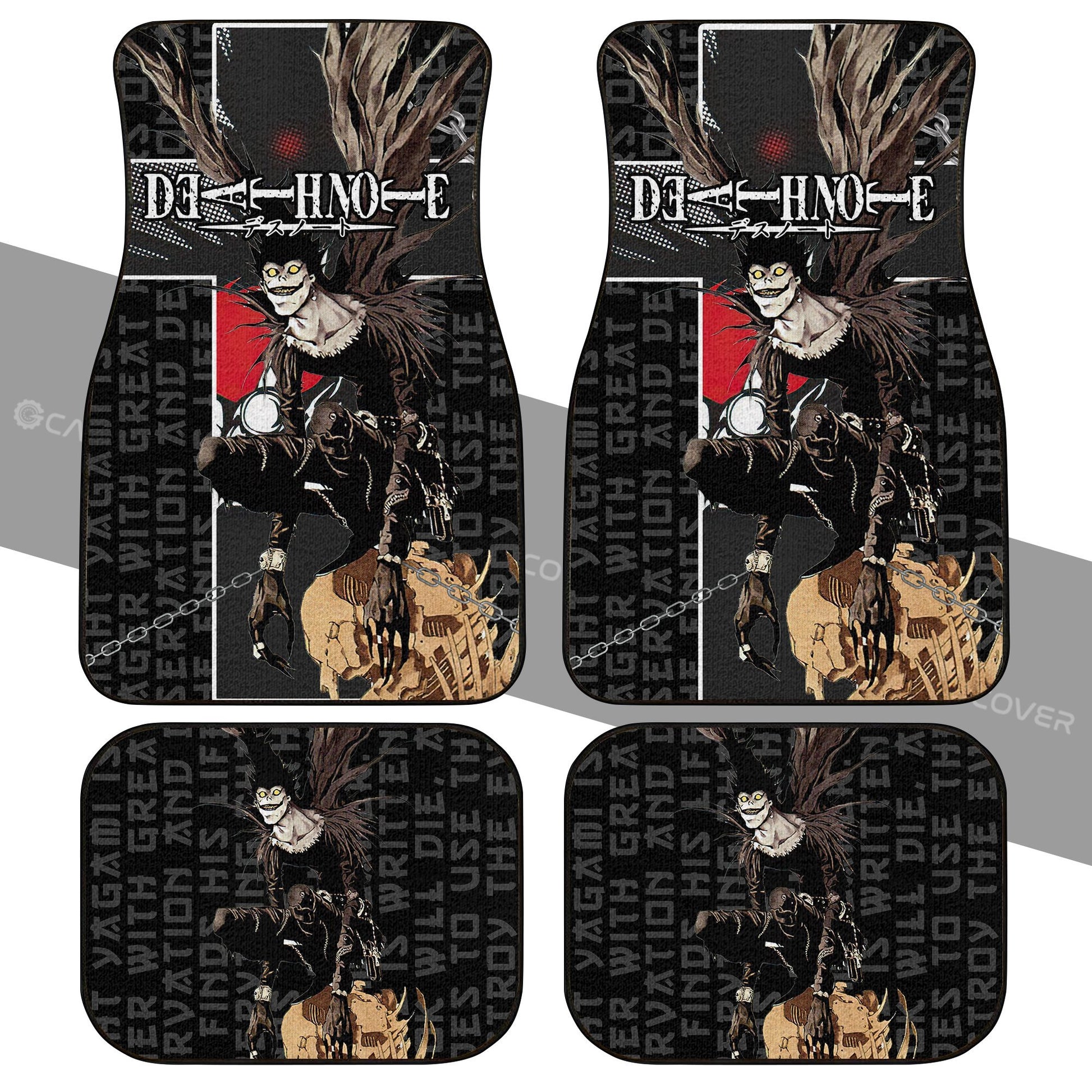Death Note Ryuk Car Floor Mats Custom Anime Car Accessories - Gearcarcover - 2