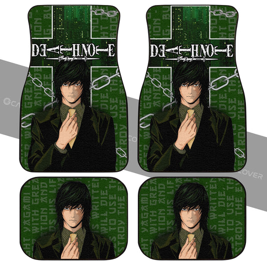 Death Note Teru Mikami Car Floor Mats Custom Anime Car Accessories - Gearcarcover - 2