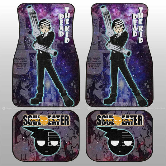 Death The Kid Car Floor Mats Custom Seven Deadly Sins Anime Galaxy Manga Style - Gearcarcover - 2