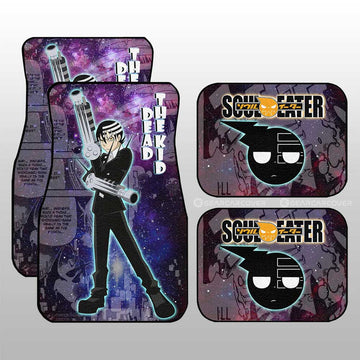 Death The Kid Car Floor Mats Custom Seven Deadly Sins Anime Galaxy Manga Style - Gearcarcover - 1