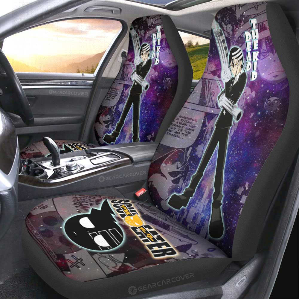 Death The Kid Car Seat Covers Custom Seven Deadly Sins Anime Galaxy Manga Style - Gearcarcover - 2