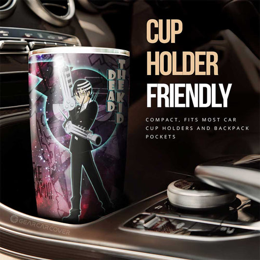 Death The Kid Tumbler Cup Custom Soul Eater Anime Manga Galaxy Style - Gearcarcover - 2