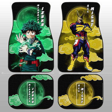 Deku And All Might Car Floor Mats Custom My Hero Academia Anime Car Accessories - Gearcarcover - 1
