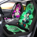 Deku And Uraraka Car Seat Covers Custom My Hero Academia Anime Car Accessories - Gearcarcover - 2