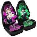 Deku And Uraraka Car Seat Covers Custom My Hero Academia Anime Car Accessories - Gearcarcover - 3