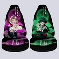 Deku And Uraraka Car Seat Covers Custom My Hero Academia Anime Car Accessories - Gearcarcover - 4