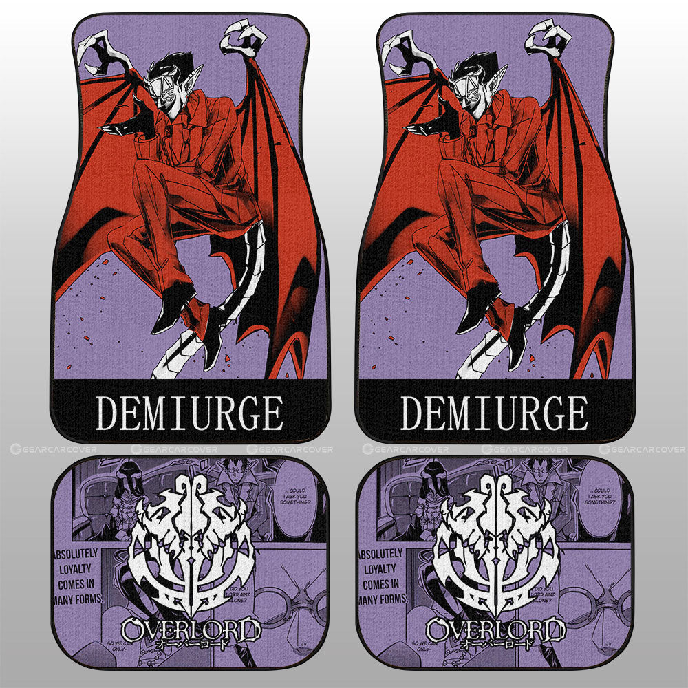 Demiurge Car Floor Mats Custom Overlord Anime For Car - Gearcarcover - 2