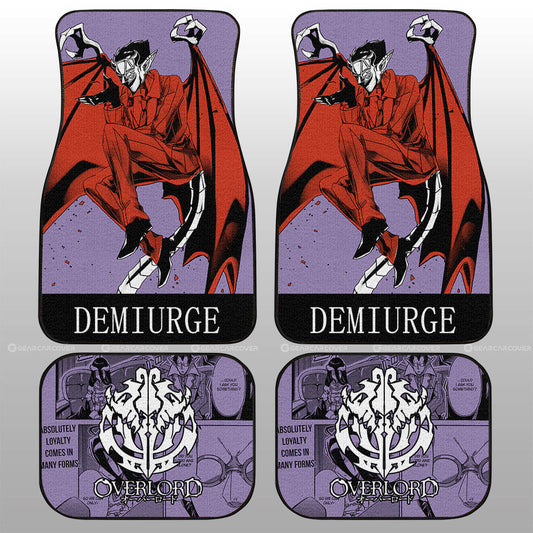 Demiurge Car Floor Mats Custom Overlord Anime For Car - Gearcarcover - 2