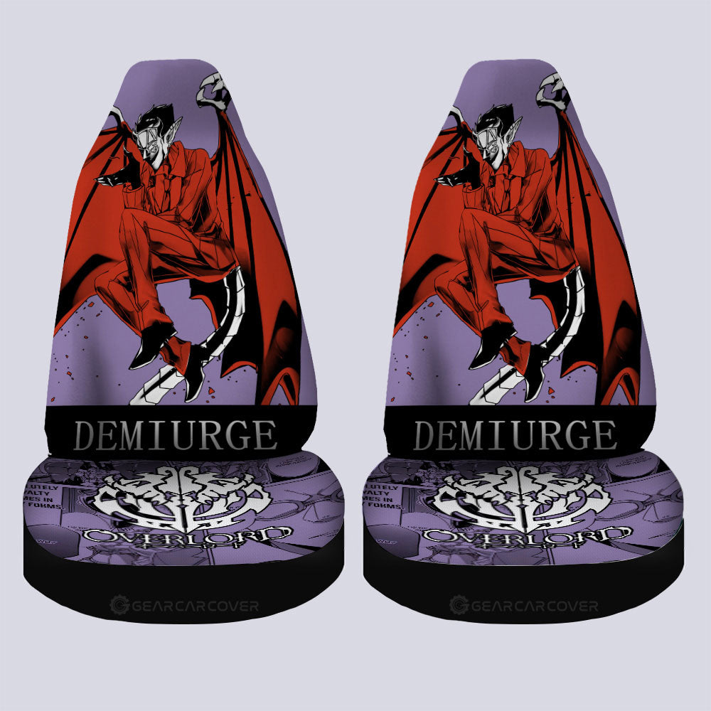 Demiurge Car Seat Covers Custom Overlord Anime For Car - Gearcarcover - 4