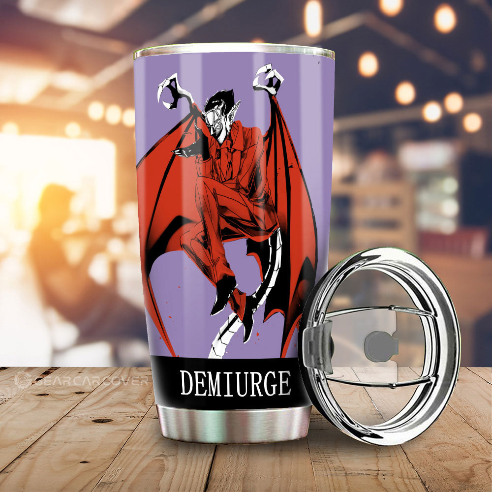 Demiurge Tumbler Cup Custom Overlord Anime For Car - Gearcarcover - 2