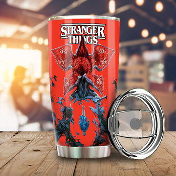 Demogorgon Tumbler Cup Custom Stranger Things Car Interior Accessories - Gearcarcover - 1