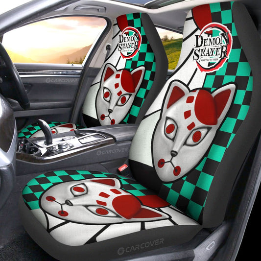 Demom Slayer Tanjiro Hanadafu Car Seat Covers Custom Anime Car Accessories - Gearcarcover - 2