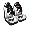 Demon Black Wolf Car Seat Covers Custom Wolf Car Accessories - Gearcarcover - 3