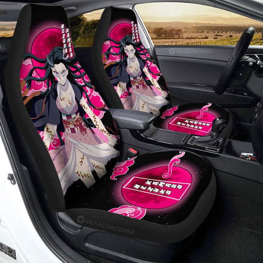 Demon Nezuko Car Seat Covers Custom Demon Slayer Anime - Gearcarcover - 1