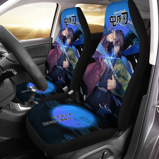Demon Slayer Giyuu Car Seat Covers Custom Anime Car Accessories - Gearcarcover - 1