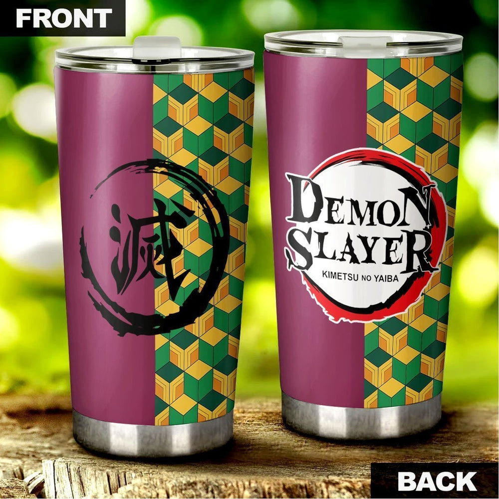 Demon Slayer Giyuu Tumbler Cup Custom Anime Accessories - Gearcarcover - 3