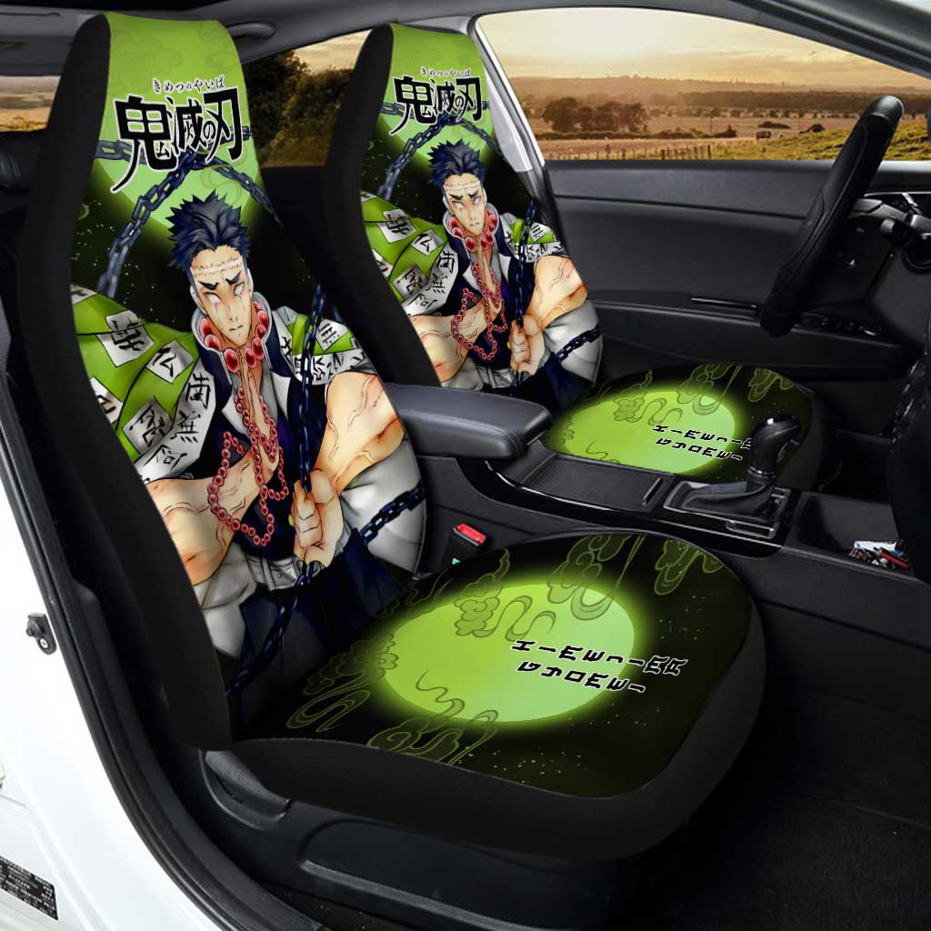 Demon Slayer Gyomei Himejima Car Seat Covers Custom Anime Car Accessories - Gearcarcover - 2