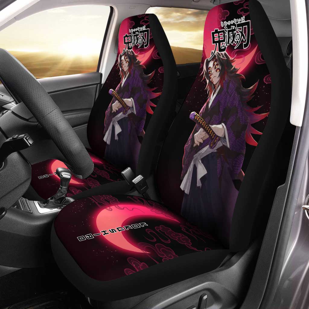 Demon Slayer Kokushibo Seat Covers For Car Custom Anime Car Accessories - Gearcarcover - 1