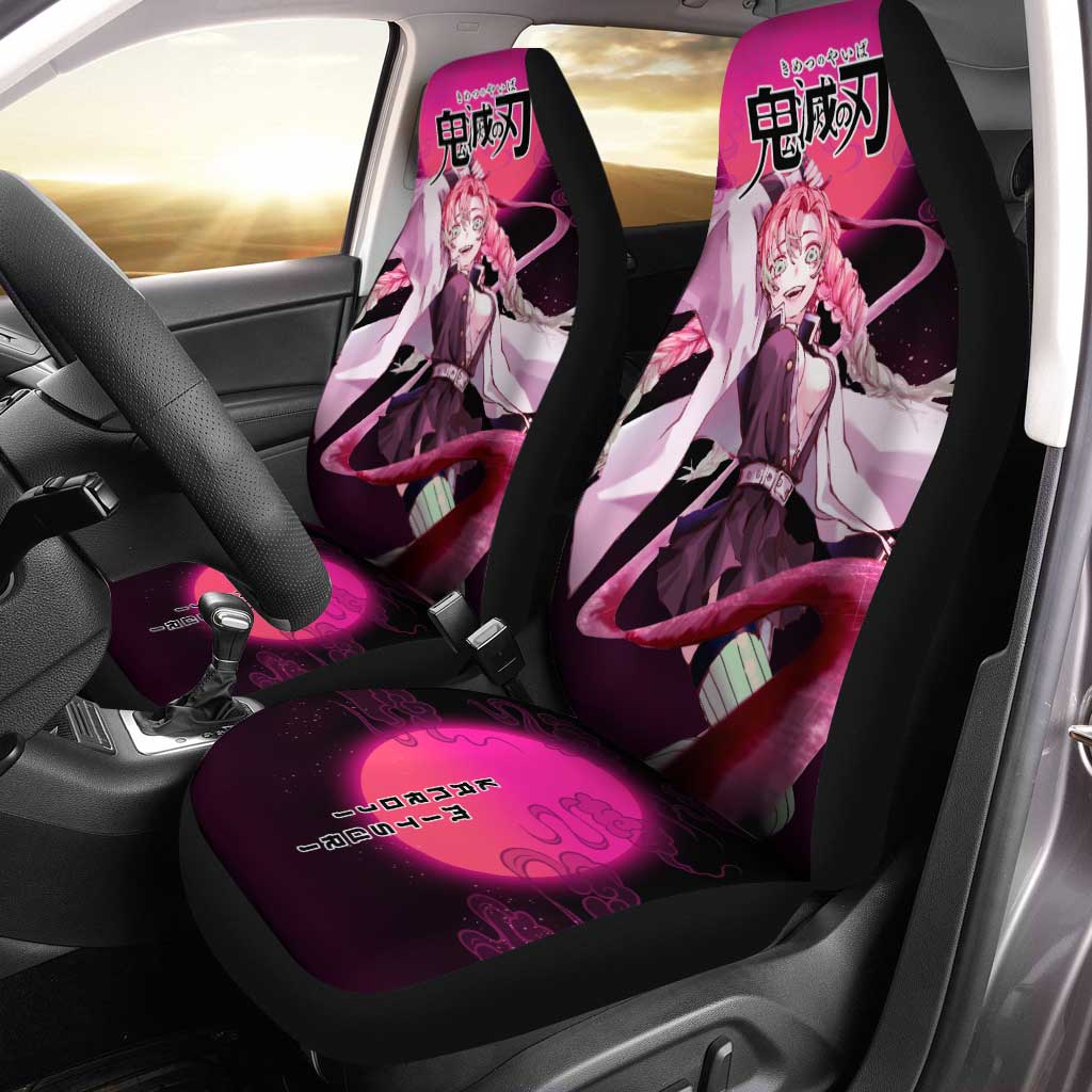Demon Slayer Mitsuri Kanroji Seat Covers For Car Custom Anime Car Accessories - Gearcarcover - 1