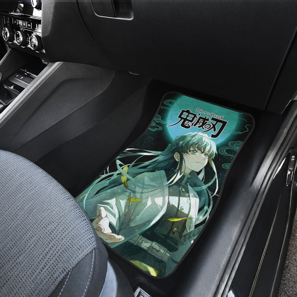 Demon Slayer Muichiro Tokito Car Floor Mats Custom Anime Car Accessories - Gearcarcover - 4