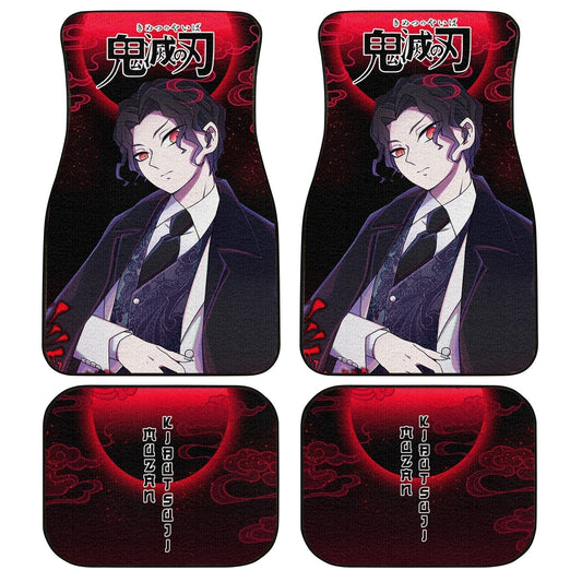 Demon Slayer Muzan Kibutsuji Car Floor Mats Custom Anime Car Accessories - Gearcarcover - 1